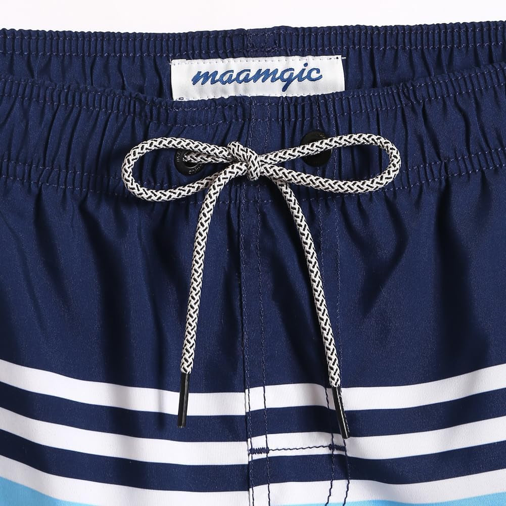 Mens Swim Trunks Quick Dry Swim Shorts with Mesh Lining Funny Swimwear Bathing Suits 7Inch