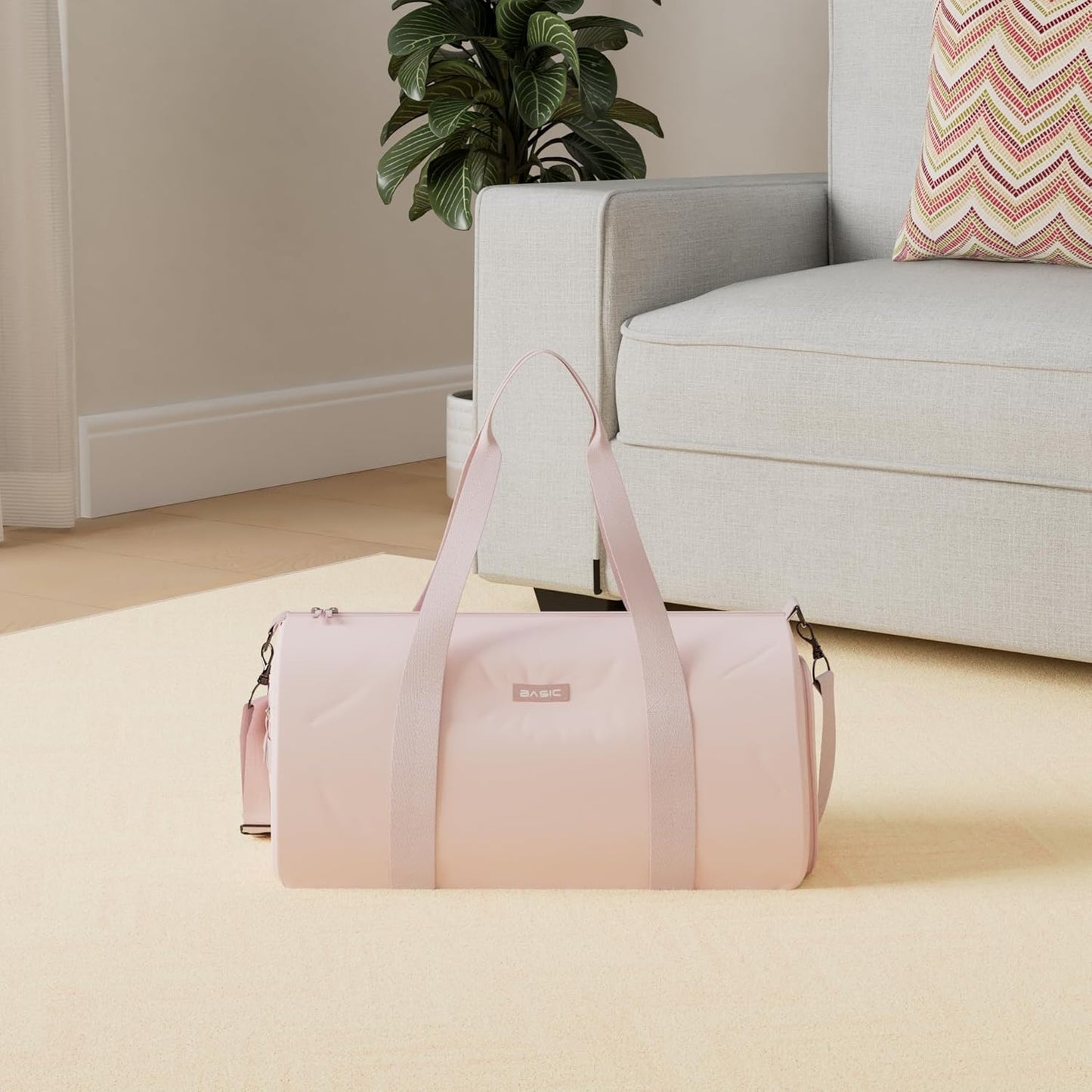 Gym Bag for Women, Workout Duffel Bag, Sports Gym Bags with Wet Pocket and Shoe Compartment