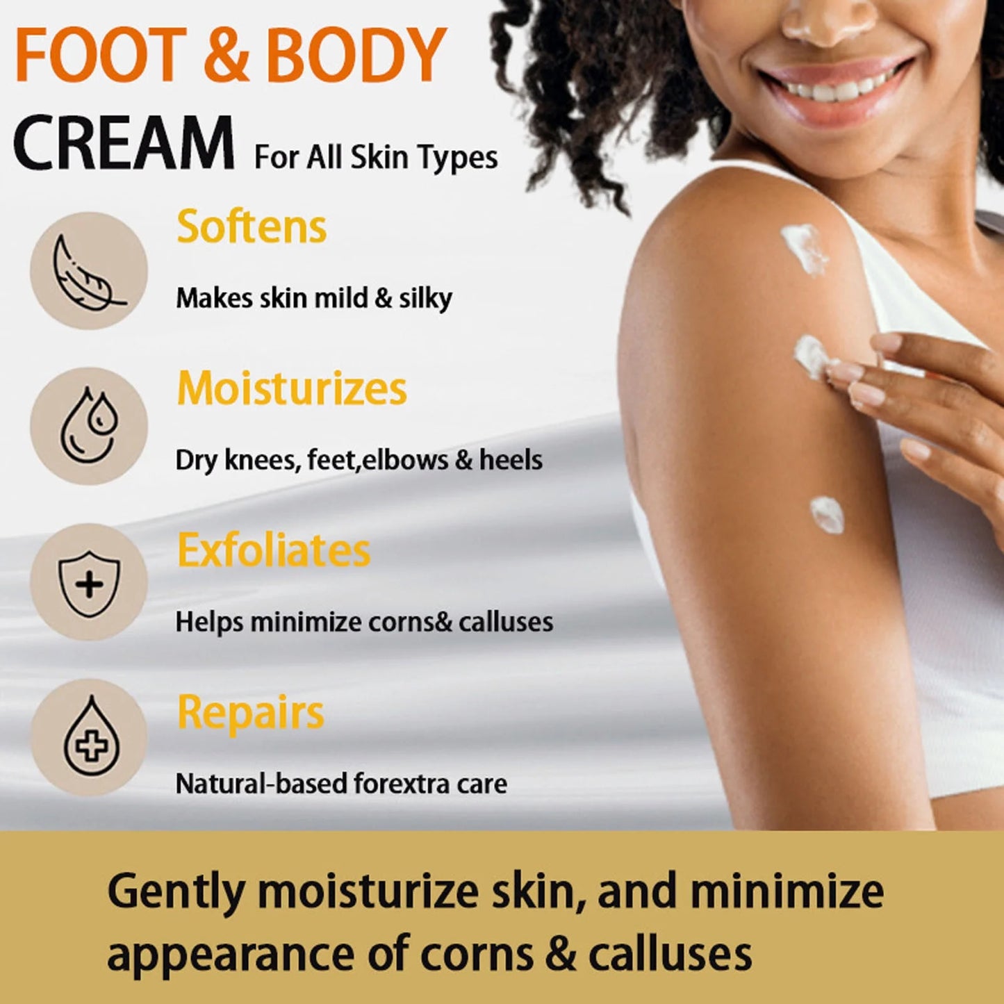Urea Foot Cream,Urea Cream for Feet,Urea Foot Cream 40 Percent Foot Cream for Cracked Heels and Dry Skin, Deep Moisturising, Callus Remover 100G
