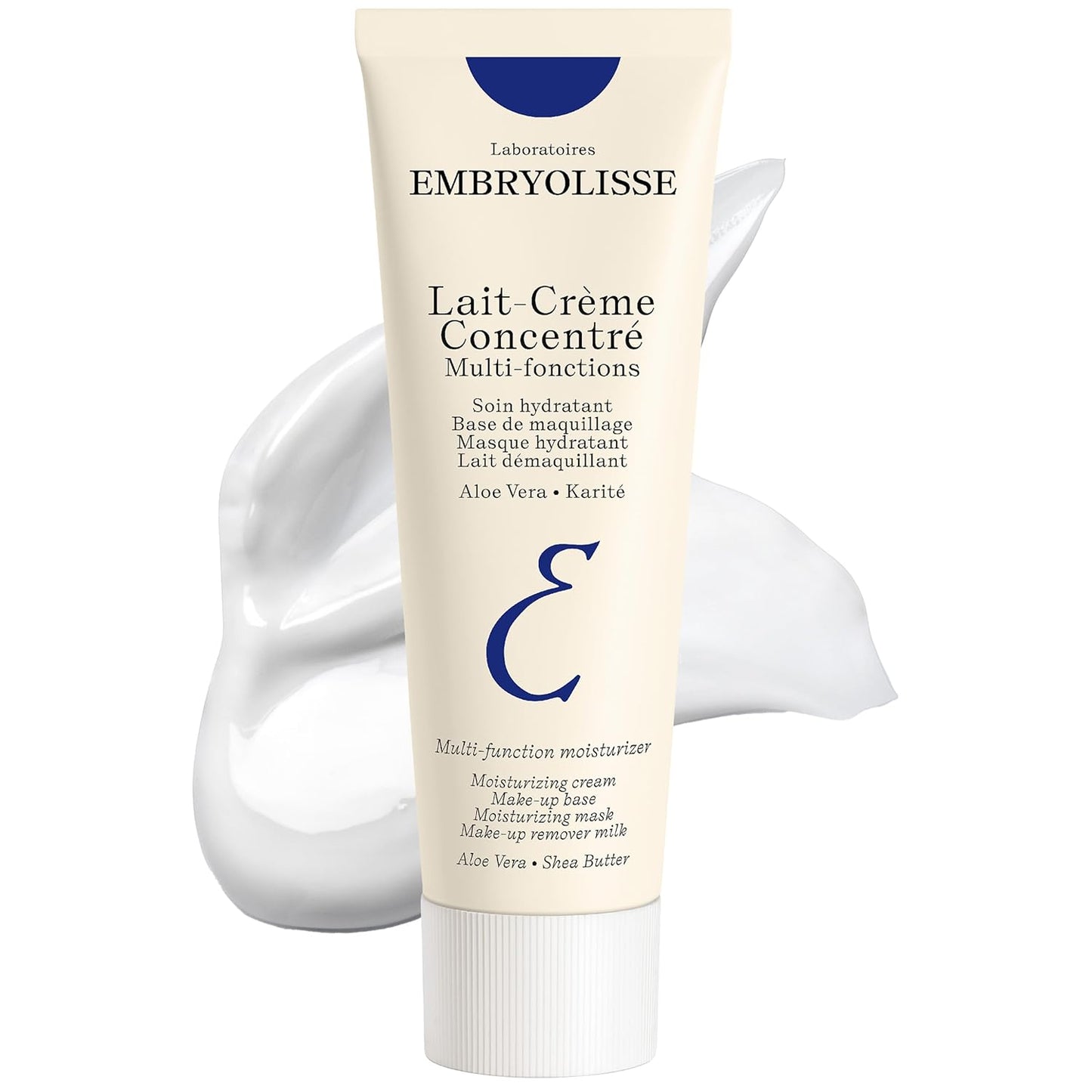 Lait-Crème Concentré, Multifunction Daily Moisturizer, Primer, and Makeup Remover, Suitable for All Skin Types. French Face Cream with Shea Butter & Aloe Vera