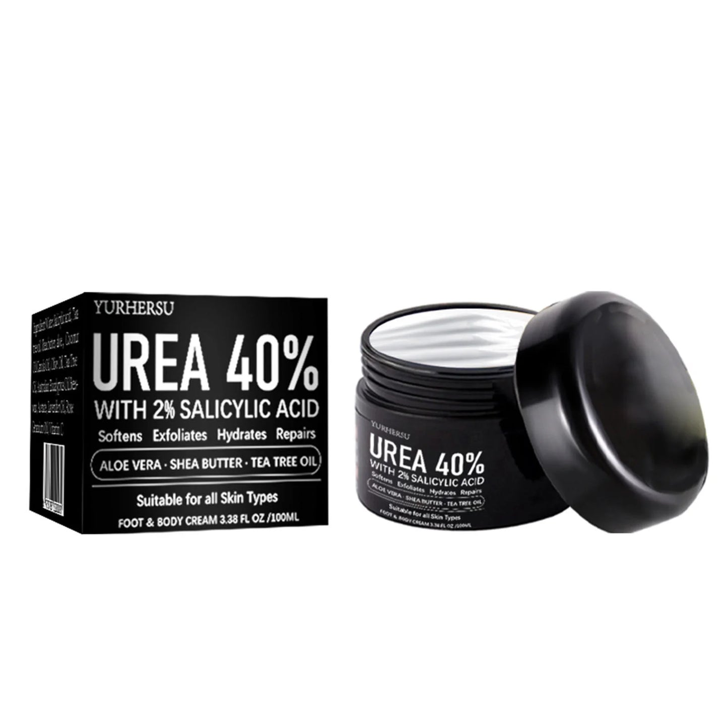 Urea Foot Cream,Urea Cream for Feet,Urea Foot Cream 40 Percent Foot Cream for Cracked Heels and Dry Skin, Deep Moisturising, Callus Remover 100G