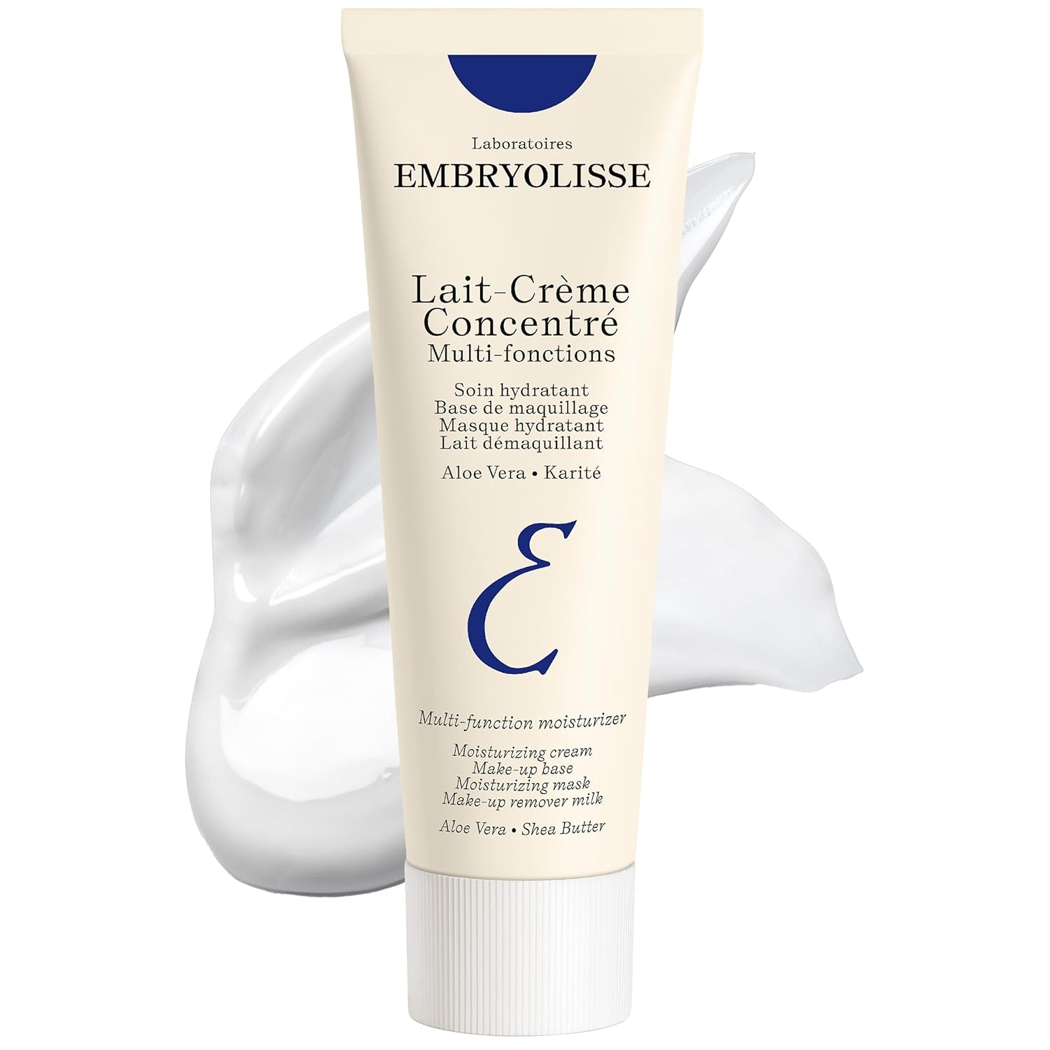 Lait-Crème Concentré, Multifunction Daily Moisturizer, Primer, and Makeup Remover, Suitable for All Skin Types. French Face Cream with Shea Butter & Aloe Vera